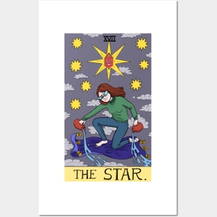 Betty as The Star tarot Posters and Art